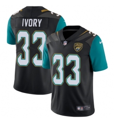 Men's Nike Jacksonville Jaguars #33 Chris Ivory Black Alternate Vapor Untouchable Limited Player NFL Jersey